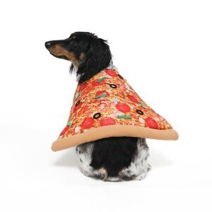 NEW Pizza Costume 1pc Pet Size Small Dog Cat (10-20 lb) Halloween Vibrant Life